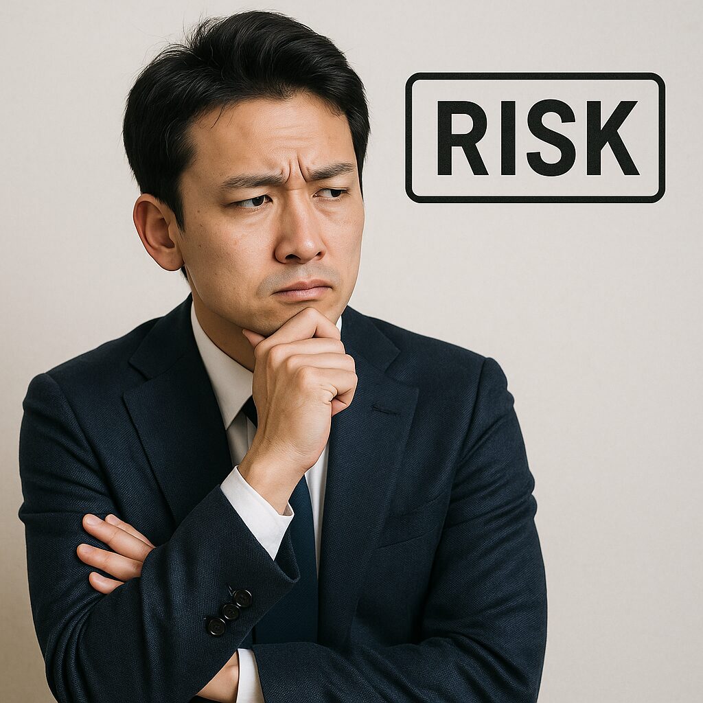 リスクについて考える人