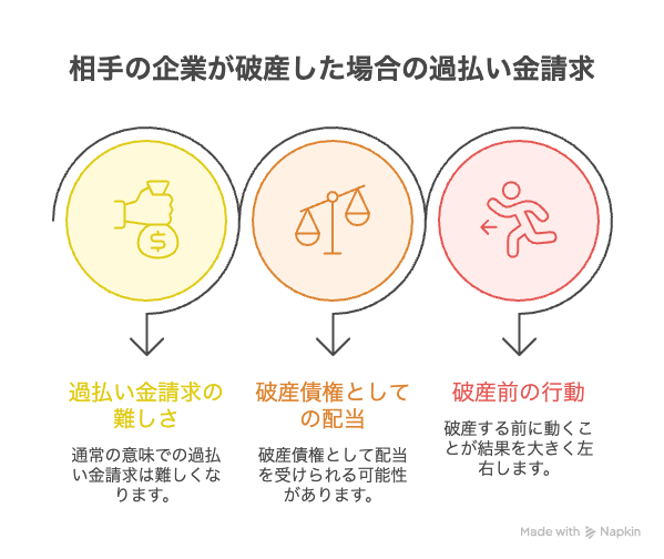 相手の企業が破産したら過払い金請求はできなくなるのか